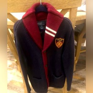 Polo Ralph Lauren Boys Cardigan Sweater. Size 7